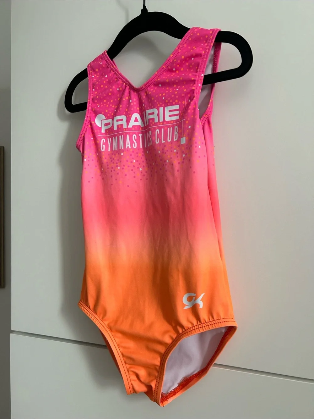 GK Girls' Pink to Orange Ombre Leotard - CS